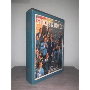 Vintage 1964 Stocks And Bonds Board Game 3M Bookshelf Game Complete